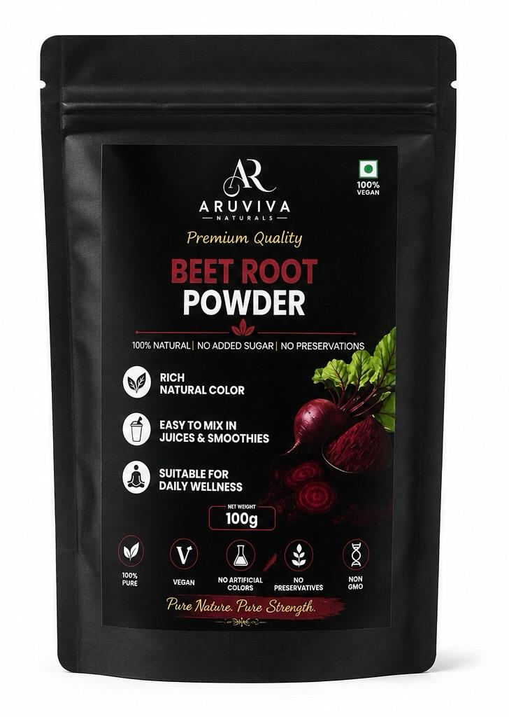 Aruviva Naturals Premium Quality Beet Root Powder – 100g