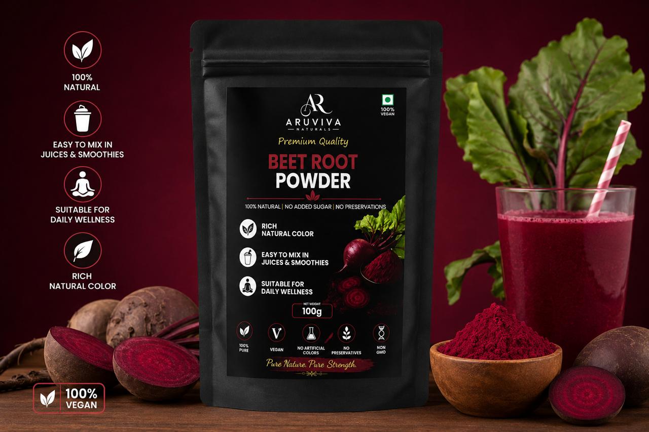 Aruviva Naturals Premium Quality Beet Root Powder – 100g